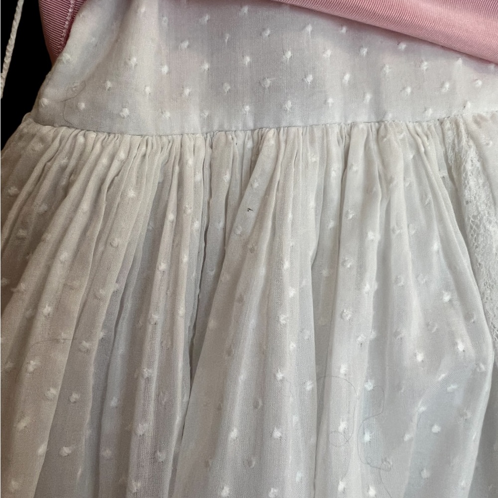 Vive La Fete Girl’s Dotted Swiss Tea Dress - Picture 10 of 16
